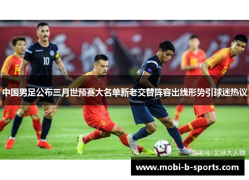 中国男足公布三月世预赛大名单新老交替阵容出线形势引球迷热议